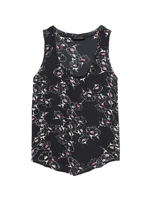 Banana Republic Floral Picot-trim Tank Top