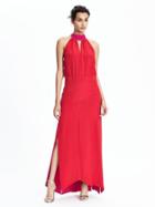 Banana Republic Limited Edition Silk Chiffon Gown Size 0 - Red