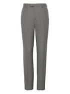 Banana Republic Mens Slim Solid Smart-weight Performance Wool Blend Suit Pant Charcoal Size 26w