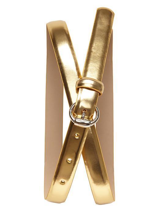 Banana Republic Gold Specchio Belt - Gold