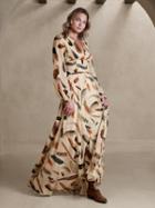 Marta Cotton-silk Maxi Dress