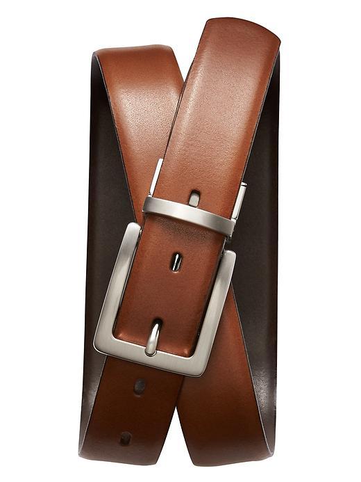 Banana Republic Mens Cognac Italian Leather Belt Size 30 - Cognac