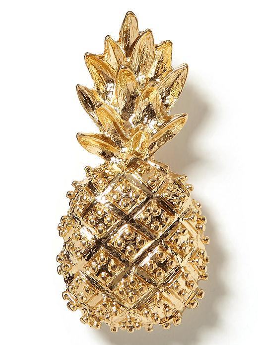 Banana Republic Pineapple Brooch Size One Size - Gold