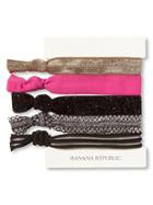 Banana Republic Yoga Hair Ties Size One Size - Pink Multi/black