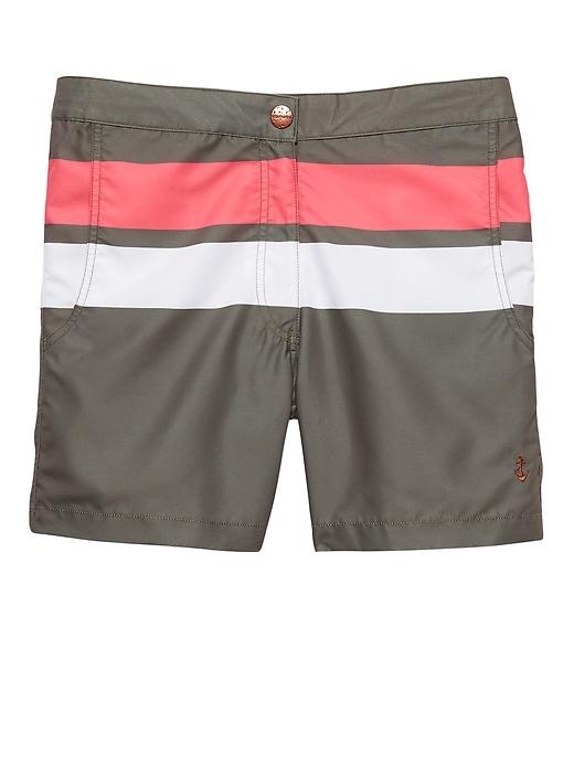 Banana Republic Retromarine   Wide Stripe Swim Short