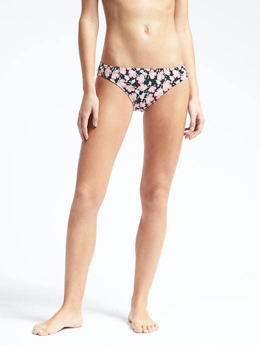 Banana Republic Womens Ruffle Bikini Bottom - Navy