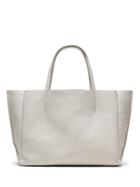 Banana Republic Womens Ampersand As Apostrophe   Soft Large Sideways Tote Light Gray Size One Size