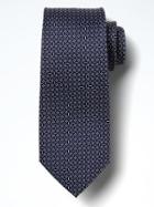 Banana Republic Mens Mini Geo Nanotex Tie - Navy
