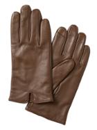 Banana Republic Womens Classic Leather Glove Saddle Brown Size L
