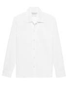 Banana Republic Mens Japan Online Exclusive Oversized-fit Luxe Poplin Shirt White Size S