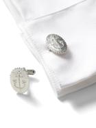 Banana Republic Mens Giles & Brother   Anchor Cufflinks Silver Size One Size
