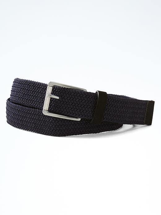 Banana Republic Woven Cording Belt - Navy