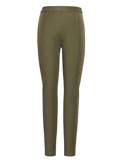 Banana Republic Womens Devon-fit Bi-stretch Legging Olive Size 0