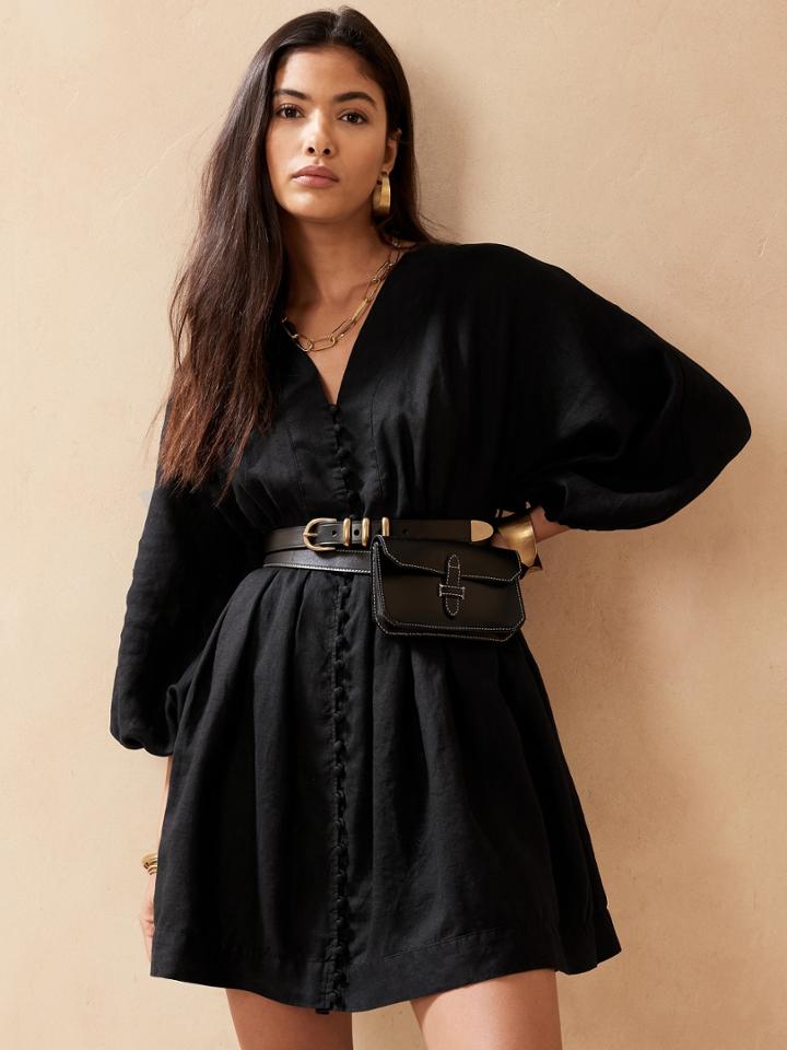 Petite Linen Dress
