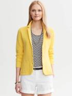 Banana Republic Sweater Blazer - Moon Yellow