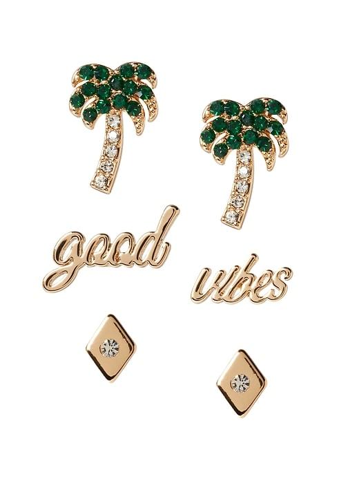 Banana Republic Good Vibes Earrings Set