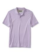 Banana Republic Mens Luxe Touch Polo Size L Tall - Light Purple