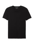 Banana Republic Mens Vintage 100% Cotton V-neck T-shirt Black Size Xl