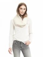 Banana Republic Popcorn Texture Snood - Cream