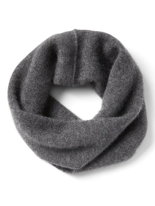 Banana Republic Womens Brushed Cashmere Snood Scarf Medium Heather Gray Size One Size