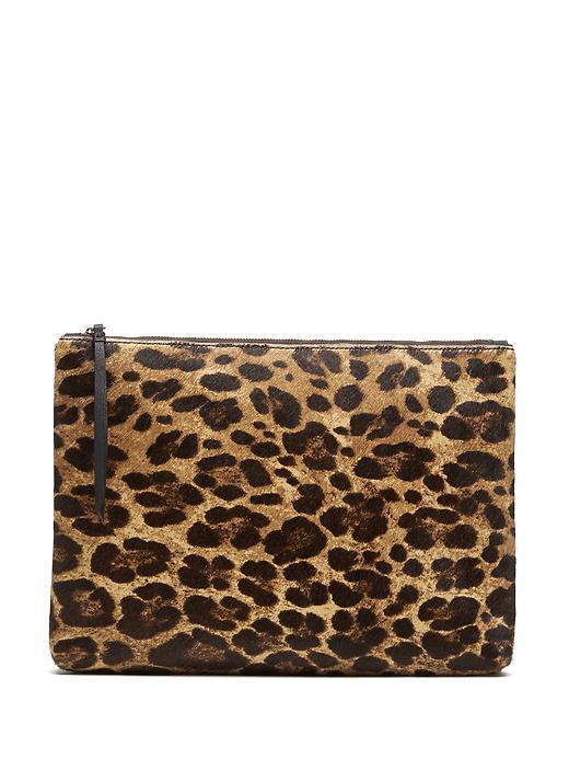 Banana Republic Large Zip Pouch Size One Size - Natural