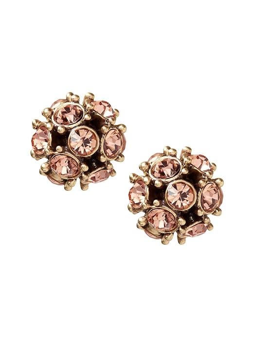 Banana Republic Womens Fireball Stud Earrings Champagne Size One Size