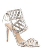 Banana Republic Bev Cutout Heel Size 10 - Silver