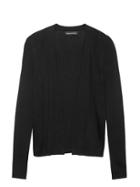Banana Republic Womens Silk-cotton Rib-knit Cropped Cardigan Sweater Black Size L
