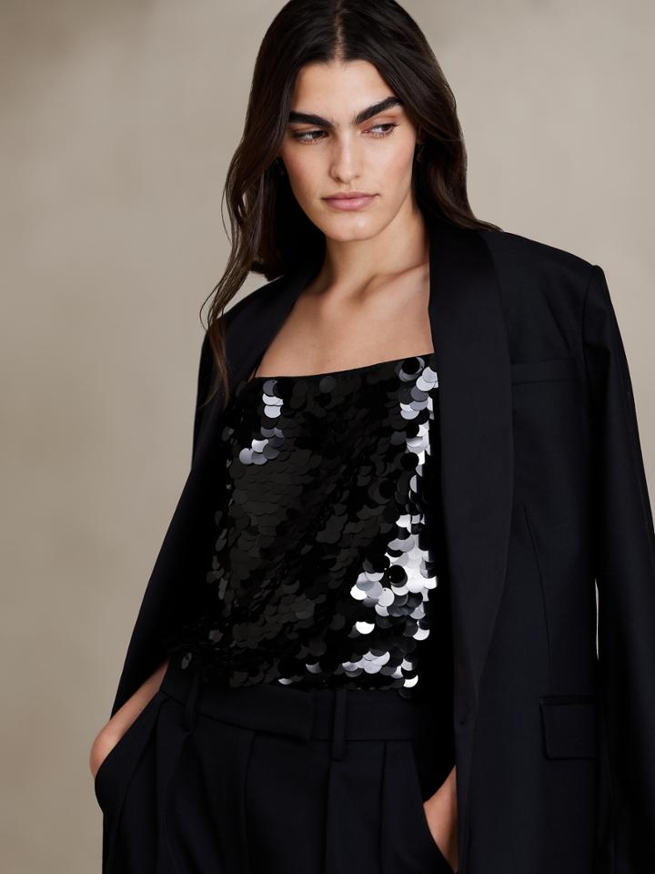 Teia Sequin Top
