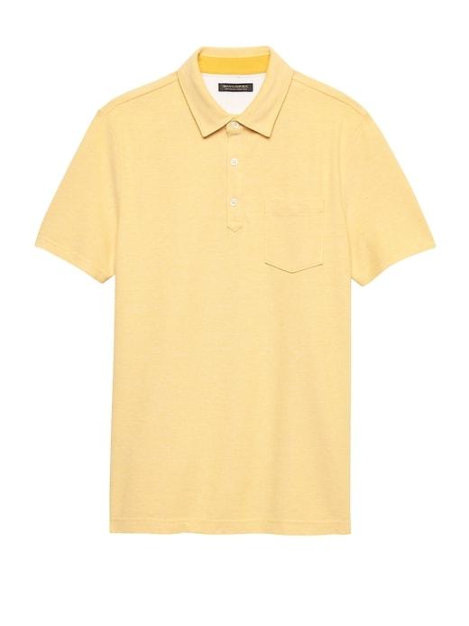Banana Republic Mens Don';t-sweat-it Polo Shirt Yellow Size M