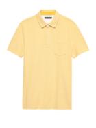 Banana Republic Mens Don';t-sweat-it Polo Shirt Yellow Size M