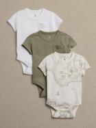 Baby Essential Supima Short-sleeve Bodysuit 3-pack