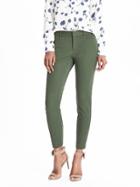 Banana Republic Womens Petite Sloan Skinny-fit Solid Pant Flight Jacket Size 6