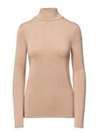 Banana Republic Womens Long-sleeve Stretch-modal Turtleneck Camel Size Xl