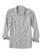 Banana Republic Mens Grant Fit Multi Stripe Shirt Size L Tall - Clay