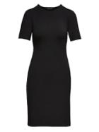 Banana Republic Womens Twist-back Ponte Sheath Dress Black Size 12