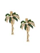 Banana Republic Palm Tree Stud Earrings