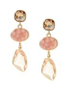 Banana Republic Womens Soft Stones Drop Earring Soft Pink Size One Size