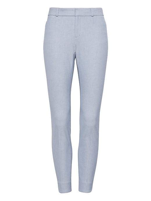 Banana Republic Womens Sloan Skinny-fit Dolphin-hem Pant Frosty Blue Size 0