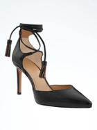Banana Republic Madison 12 Hour Ankle Wrap Pump - Black