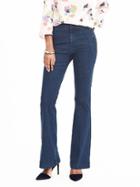 Banana Republic Womens Sailor Flare Oak Wash Jean - Medium Wash