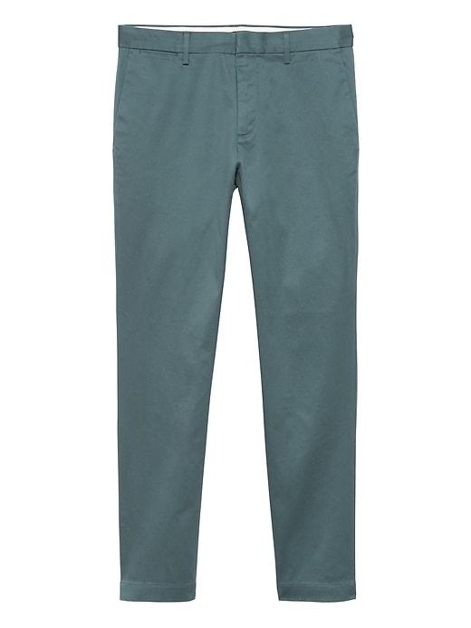 Banana Republic Mens Emerson Straight Rapid Movement Chino Pant Blue Lagoon Size 31w