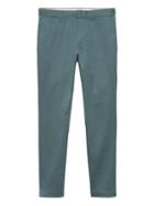 Banana Republic Mens Emerson Straight Rapid Movement Chino Pant Blue Lagoon Size 31w
