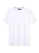 Banana Republic Mens Luxury-touch Crew-neck T-shirt White Size Xs
