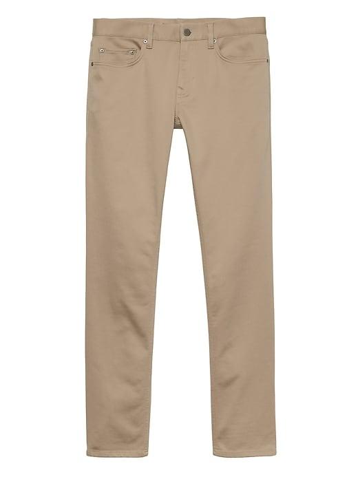 Banana Republic Mens Skinny Traveler Pant Khaki Size 32w