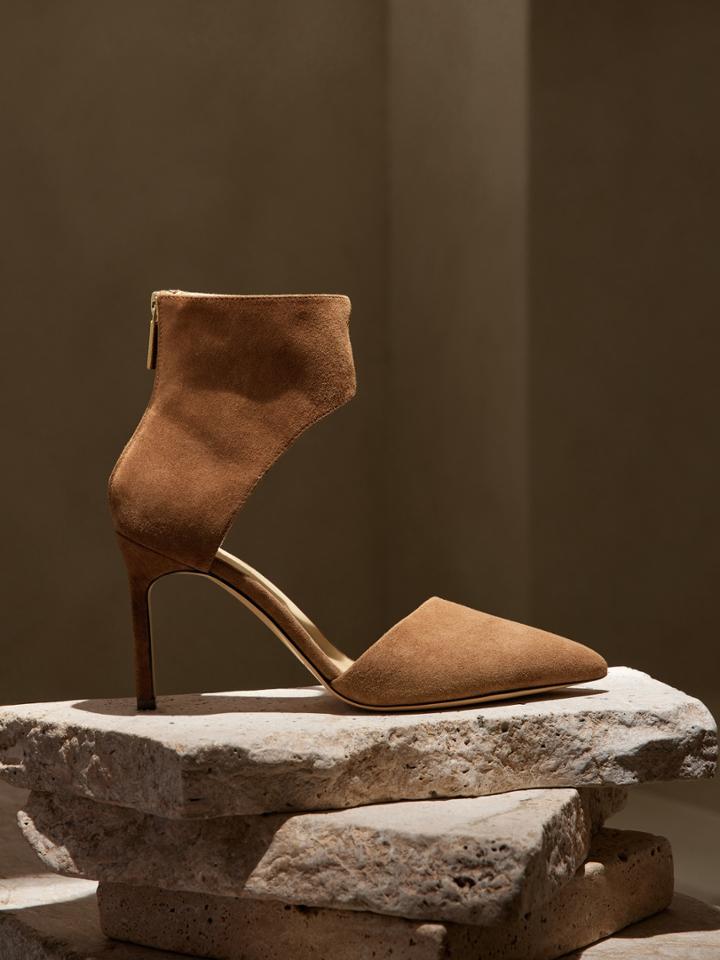 Valais Suede Heel