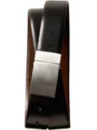 Banana Republic Men's Reversible Plaque Belt - Black/brown