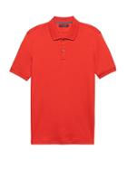 Banana Republic Mens Luxury-touch Polo Shirt Bright Red Size L