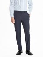 Banana Republic Mens Standard Nanotex Wool Blue Pant Size 35w 36l Tall - Blue