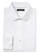 Banana Republic Mens Grant Slim-fit Non-iron Solid Shirt White Size Xl